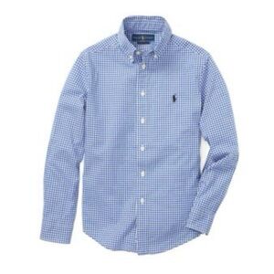 Ralph Lauren Men's Blue Checkered Shirt